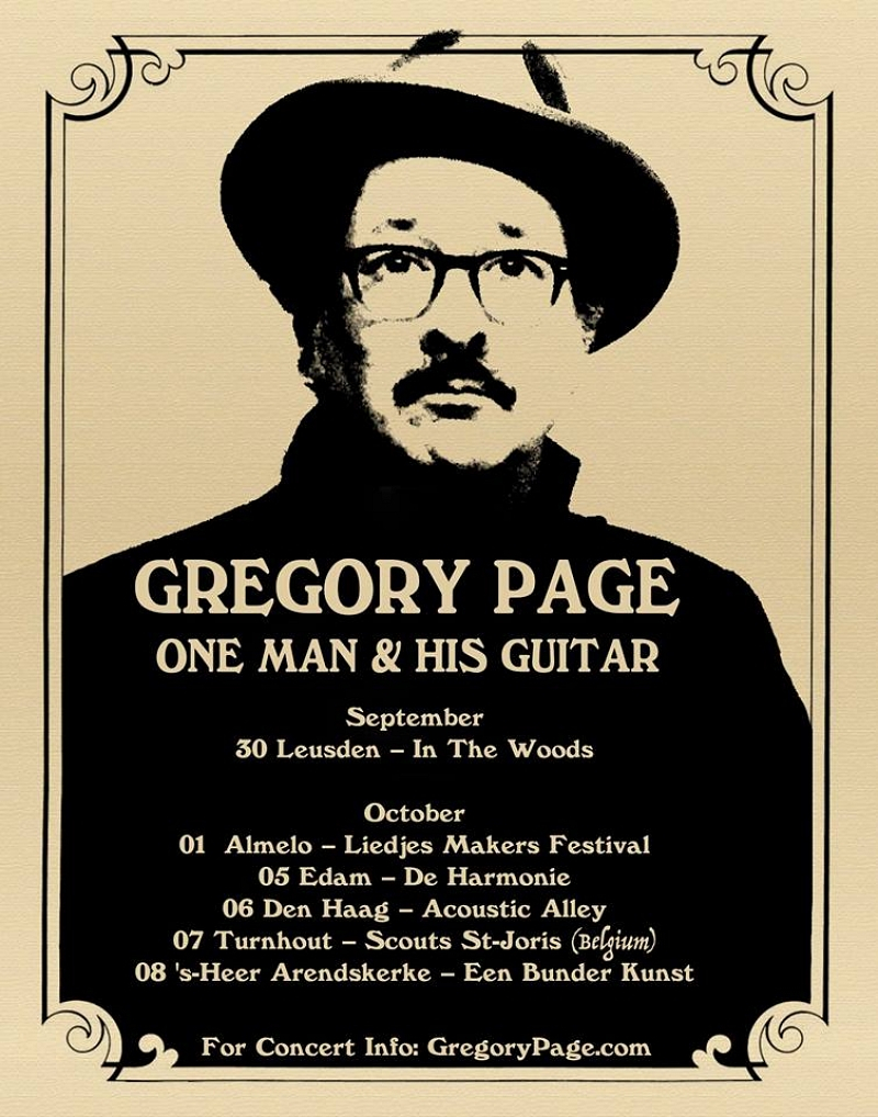 Gregory Page in concert