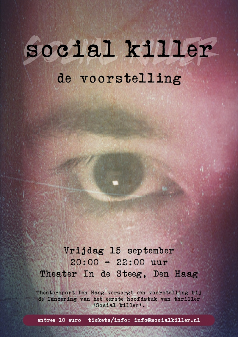 Theatersport Den Haag presenteert thriller: Social Killer