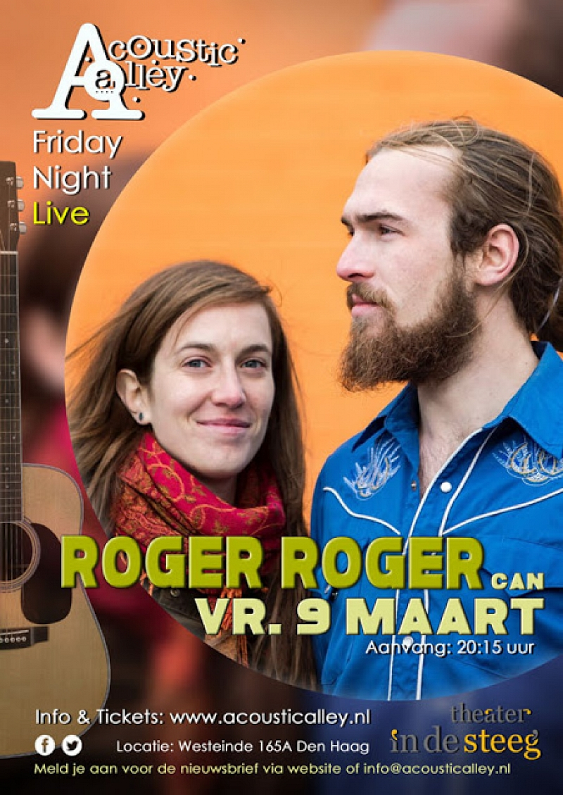 9 maart: Roger Roger in Acoustic Alley